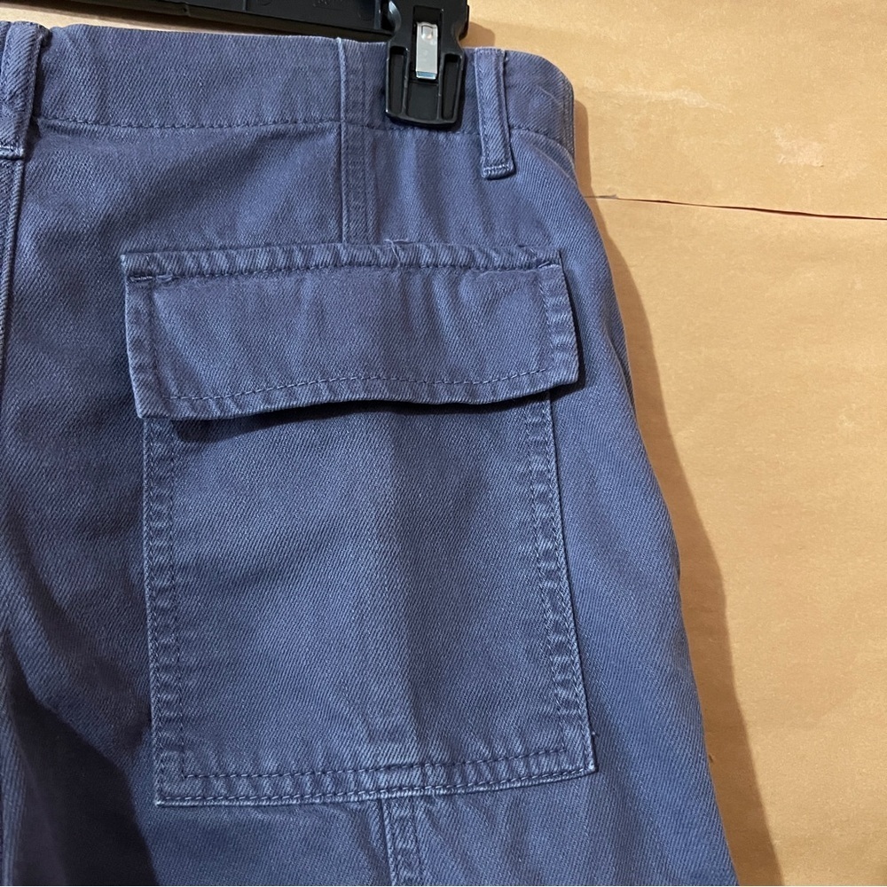 Women's Blue Cargo Pants - Picture 11 of 16